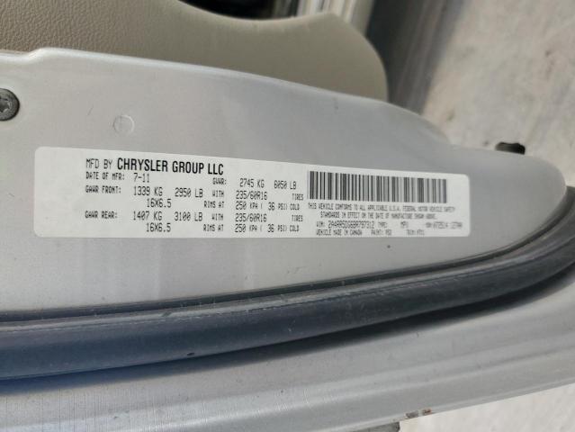 2A4RR5DG6BR797312 - 2011 CHRYSLER TOWN & COU TOURING SILVER photo 14