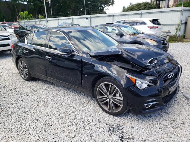 JN1BV7AR7FM392866 - 2015 INFINITI Q50 BASE BLACK photo 4