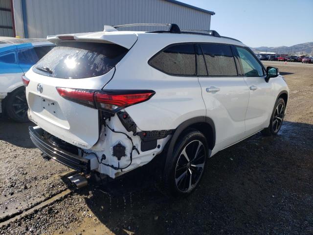 5TDLZRBH9MS112910 - 2021 TOYOTA HIGHLANDER XSE WHITE photo 4