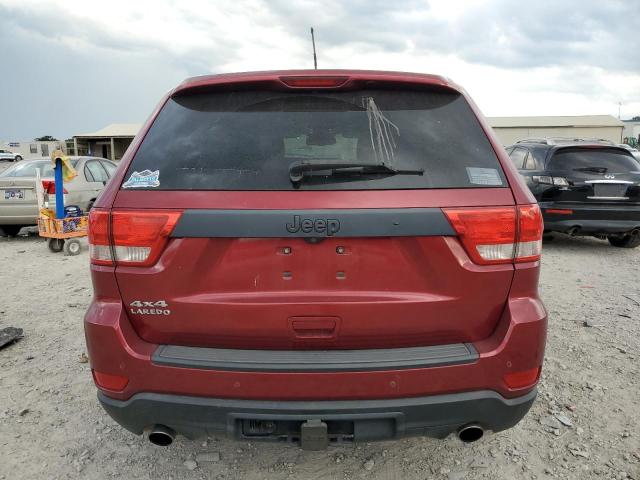 1C4RJFAT1CC352880 - 2012 JEEP GRAND CHEROKEE LAREDO RED photo 6