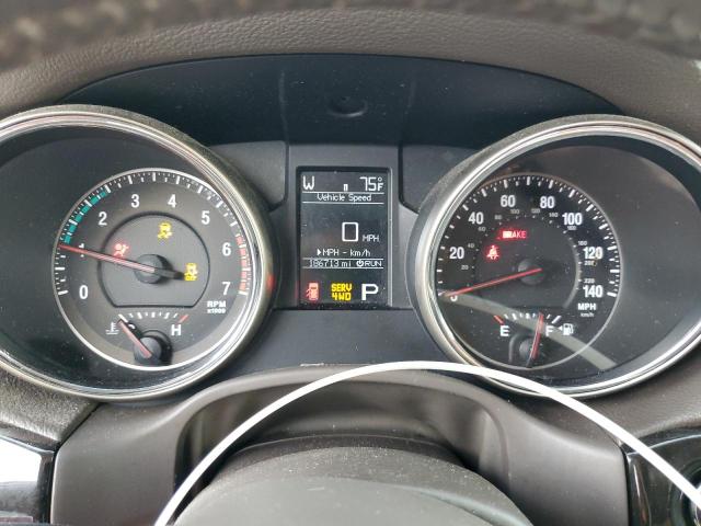 1C4RJFAT1CC352880 - 2012 JEEP GRAND CHEROKEE LAREDO RED photo 9