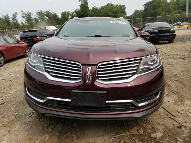 2LMPJ8JR5HBL14454 - 2017 LINCOLN MKX PREMIERE BURGUNDY photo 5