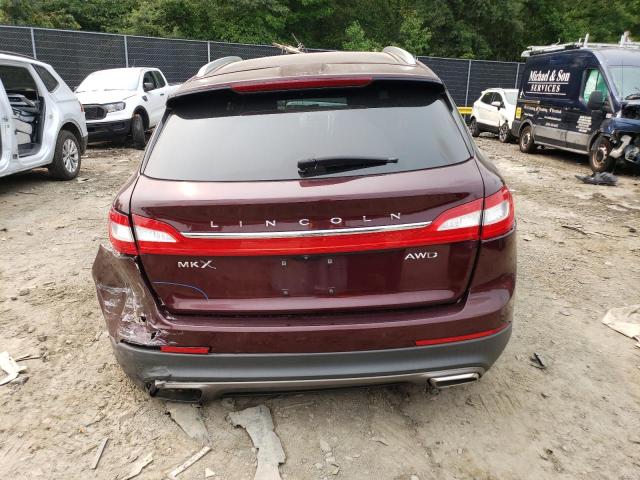 2LMPJ8JR5HBL14454 - 2017 LINCOLN MKX PREMIERE BURGUNDY photo 6