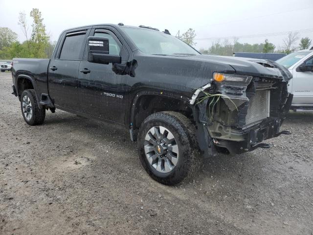 1GC4YME75NF132666 - 2022 CHEVROLET SILVERADO K2500 CUSTOM BLACK photo 4