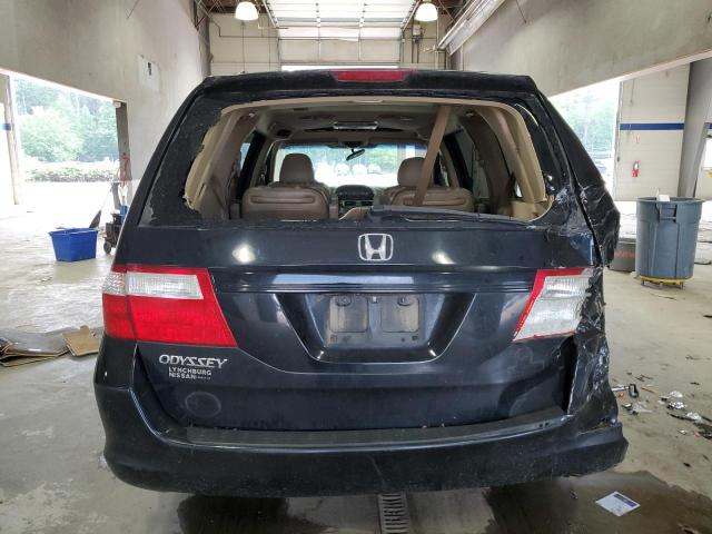 5FNRL38707B119387 - 2007 HONDA ODYSSEY EXL BLACK photo 6