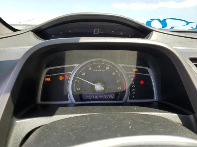 2HGFG12948H536837 - 2008 HONDA CIVIC EXL SILVER photo 9