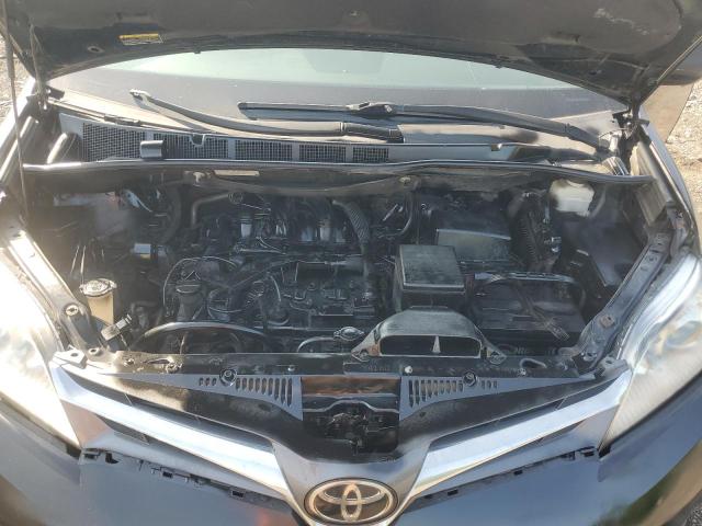5TDYZ3DC2JS943861 - 2018 TOYOTA SIENNA XLE Schwarz Foto 12