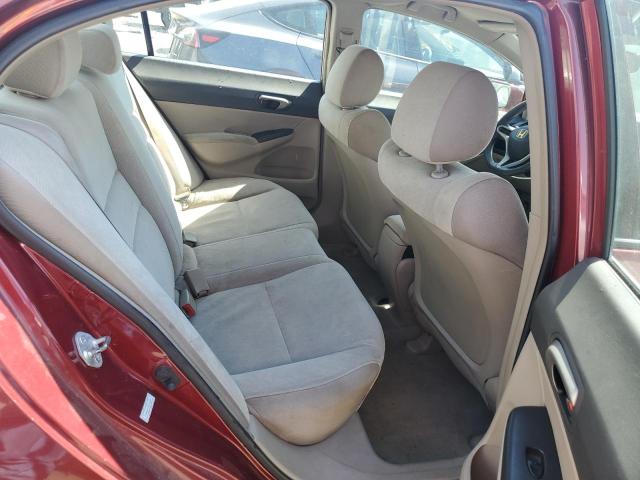 2HGFA1F55AH571286 - 2010 HONDA CIVIC LX Қызыл фото 10