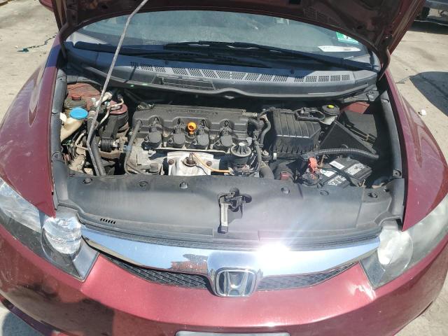 2HGFA1F55AH571286 - 2010 HONDA CIVIC LX Қызыл фото 11
