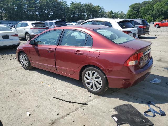 2HGFA1F55AH571286 - 2010 HONDA CIVIC LX Қызыл фото 2