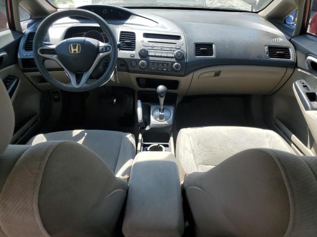 2HGFA1F55AH571286 - 2010 HONDA CIVIC LX Қызыл фото 8