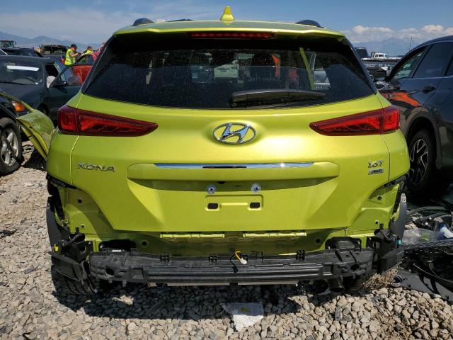 KM8K3CA51LU460336 - 2020 HYUNDAI KONA LIMITED GREEN photo 6