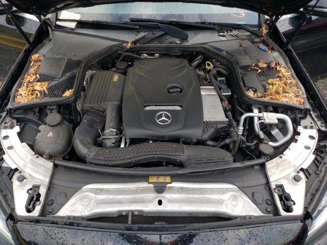 55SWF4KB8HU203499 - 2017 MERCEDES-BENZ C 300 4MATIC BLACK photo 11