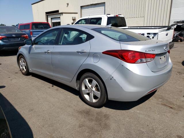 5NPDH4AE7DH448725 - 2013 HYUNDAI ELANTRA GLS SILVER photo 2