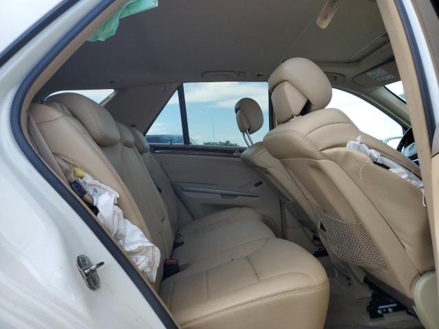 4JGBB8GB3AA576150 - 2010 MERCEDES-BENZ ML 350 4MATIC WHITE photo 10