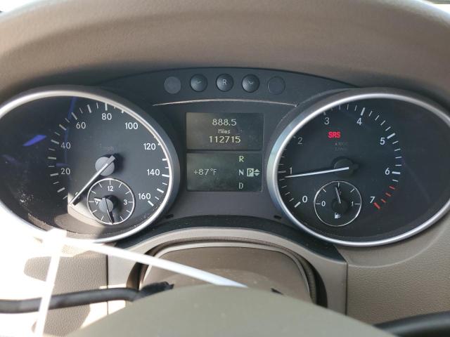 4JGBB8GB3AA576150 - 2010 MERCEDES-BENZ ML 350 4MATIC WHITE photo 9