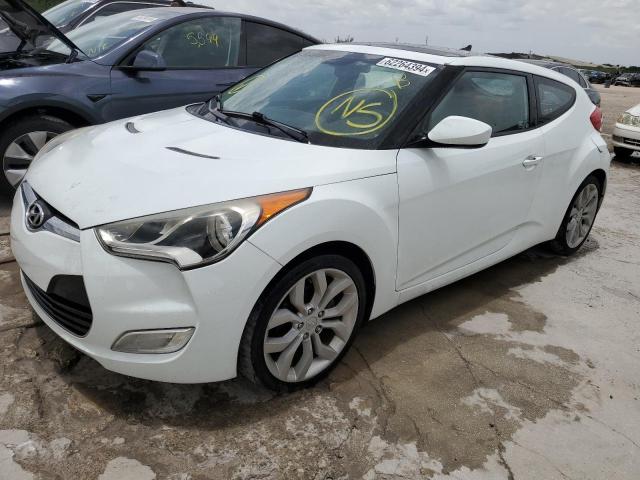 KMHTC6AD4CU055889 - 2012 HYUNDAI VELOSTER WHITE photo 1