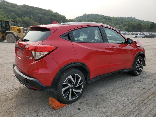 3CZRU6H12KG704866 - 2019 HONDA HR-V SPORT RED photo 3