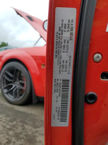 2C3CDZFJ2KH574060 - 2019 DODGE CHALLENGER R/T SCAT PACK RED photo 12