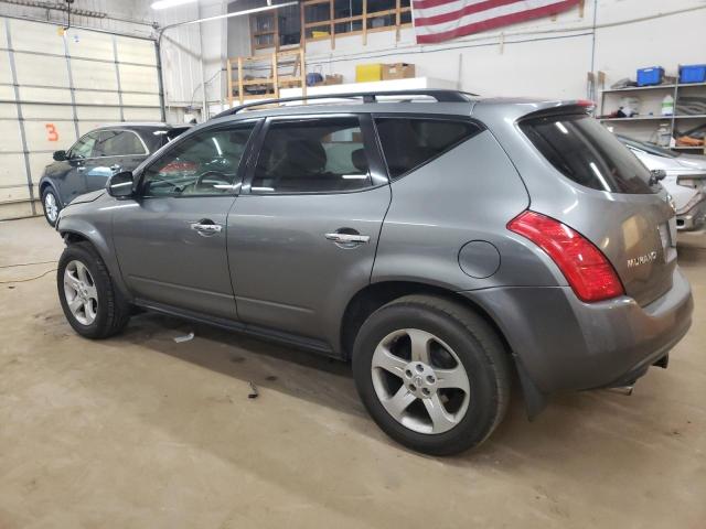 JN8AZ08W45W408755 - 2005 NISSAN MURANO SL GRAY photo 2