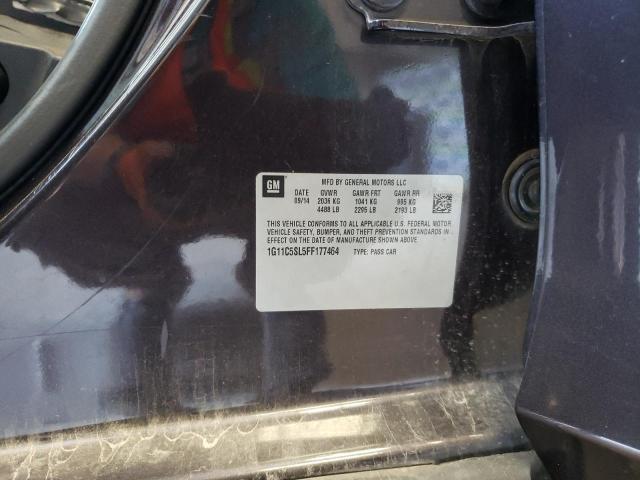 1G11C5SL5FF177464 - 2015 CHEVROLET MALIBU 1LT Grafit foto 13