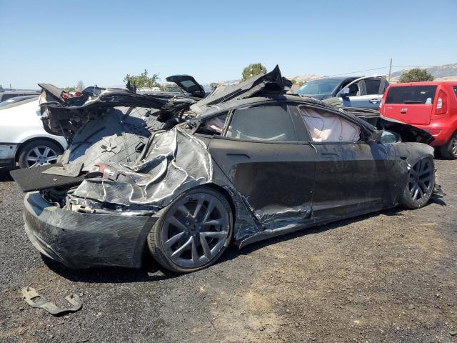 5YJSA1E56MF449366 - 2021 TESLA MODEL S 黑色 照片 3