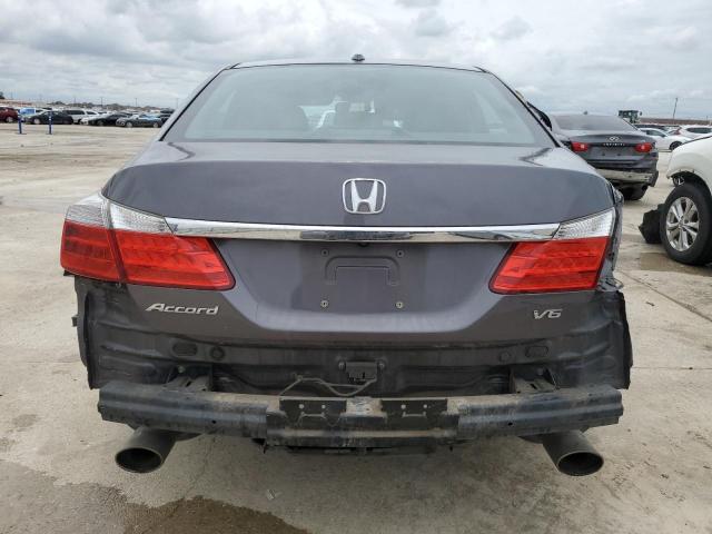 1HGCR3F8XDA022171 - 2013 HONDA ACCORD EXL GRAY photo 6