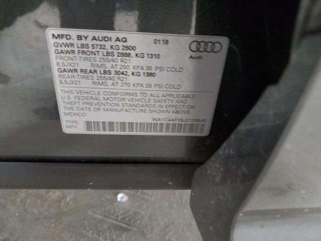 WA1C4AFY6J2126545 - 2018 AUDI SQ5 PRESTIGE GRAY photo 13