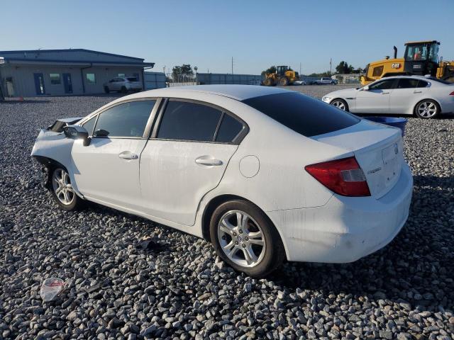 19XFB2F51CE030218 - 2012 HONDA CIVIC LX WHITE photo 2