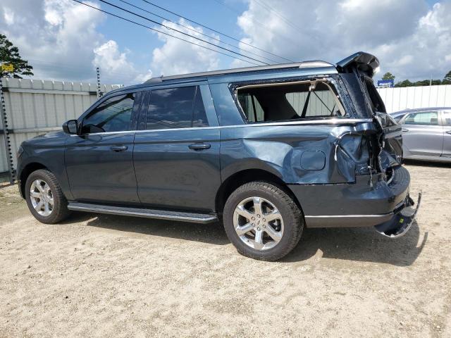 1FMJK1HT6NEA55318 - 2022 FORD EXPEDITION MAX XLT BLUE photo 2