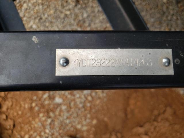 4YDT28222MK414263 - 2021 KEYSTONE PASSPORT TWO TONE photo 10