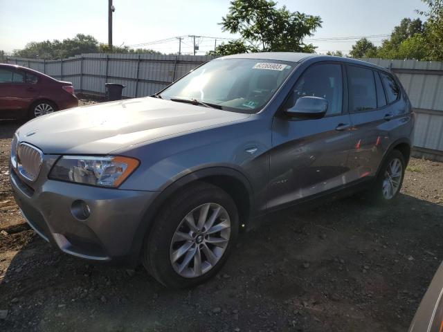 5UXWX9C58D0D05237 - 2013 BMW X3 XDRIVE28I GRAY photo 1