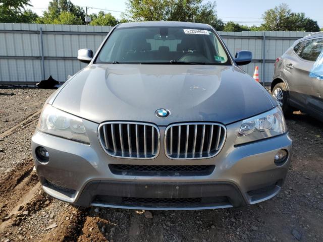 5UXWX9C58D0D05237 - 2013 BMW X3 XDRIVE28I GRAY photo 5