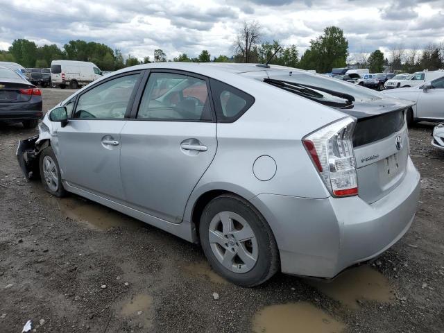 JTDKN3DU4B5290600 - 2011 TOYOTA PRIUS SILVER photo 2