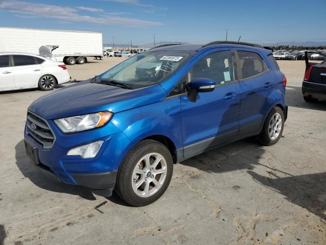 MAJ3P1TE7JC208159 - 2018 FORD ECOSPORT SE BLUE photo 1