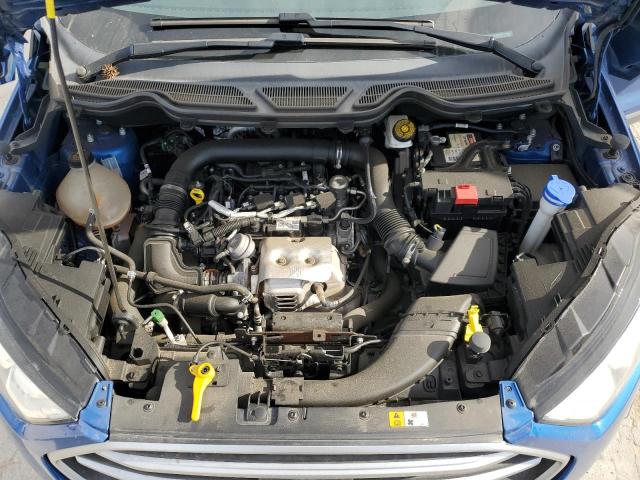 MAJ3P1TE7JC208159 - 2018 FORD ECOSPORT SE BLUE photo 11