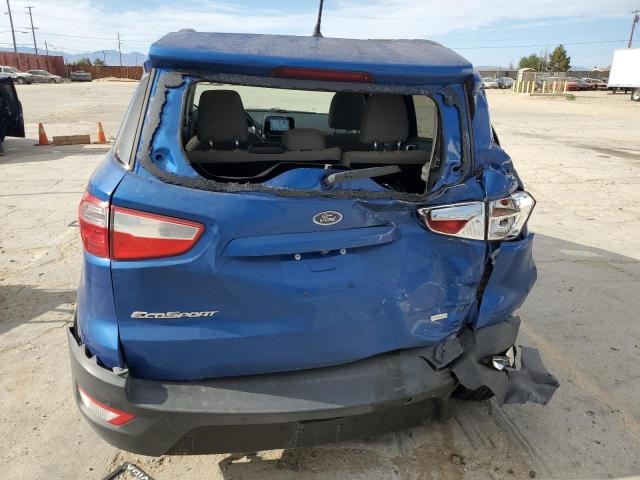 MAJ3P1TE7JC208159 - 2018 FORD ECOSPORT SE BLUE photo 6