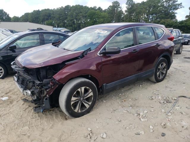 2HKRW5H35JH405597 - 2018 HONDA CR-V LX BURGUNDY photo 1