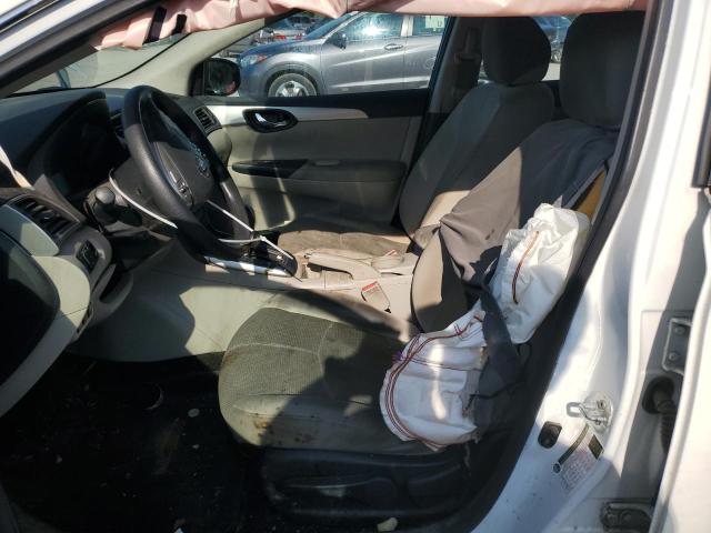 3N1AB7AP5GY234379 - 2016 NISSAN SENTRA S WHITE photo 7