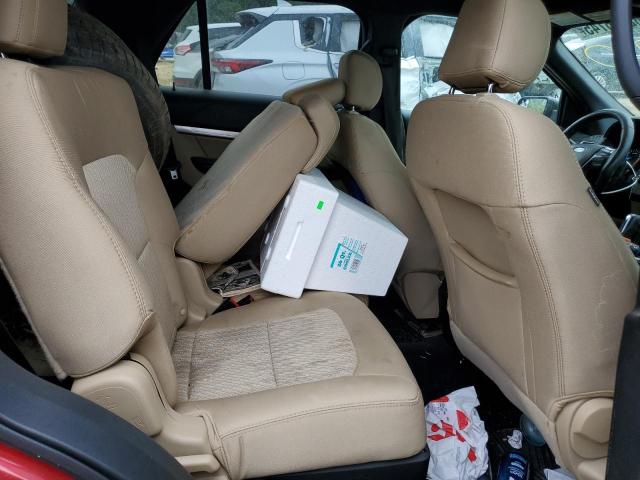 1FM5K8B88HGD65073 - 2017 FORD EXPLORER BURGUNDY photo 11