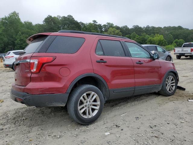 1FM5K8B88HGD65073 - 2017 FORD EXPLORER BURGUNDY photo 3