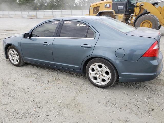 3FAHP0HA6BR224670 - 2011 FORD FUSION SE TEAL photo 2