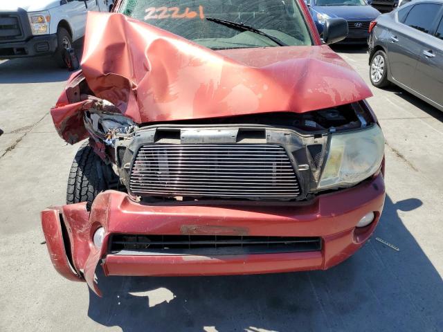 5TEUU42N16Z160015 - 2006 TOYOTA TACOMA ACCESS CAB წითელი ფოტო 11