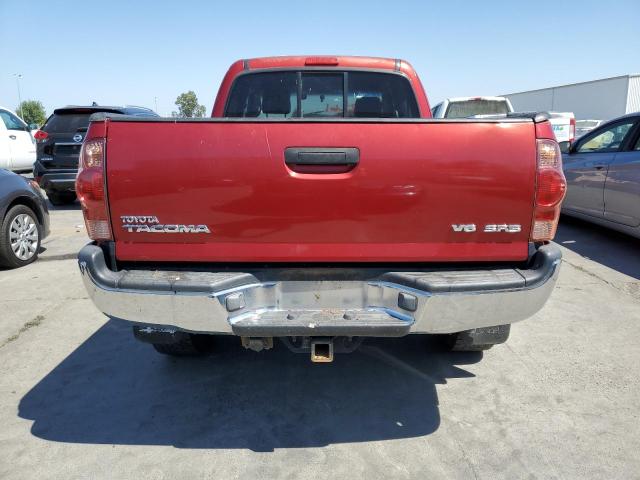 5TEUU42N16Z160015 - 2006 TOYOTA TACOMA ACCESS CAB წითელი ფოტო 6