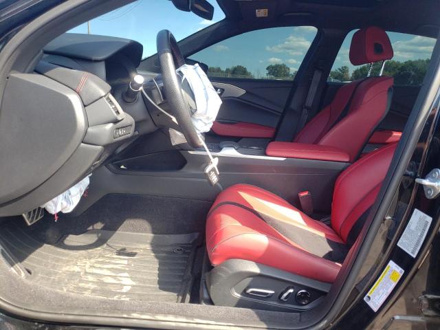 19UUB6F54NA003858 - 2022 ACURA TLX TECH A შავი ფოტო 7