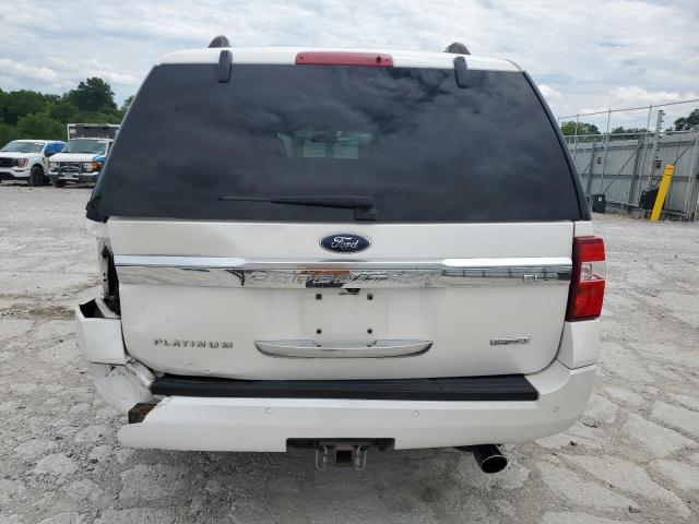 1FMJK1MT8HEA66105 - 2017 FORD EXPEDITION EL PLATINUM WHITE photo 6