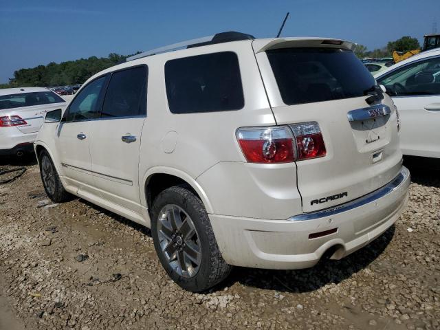 1GKKVTED9BJ384160 - 2011 GMC ACADIA DENALI WHITE photo 2