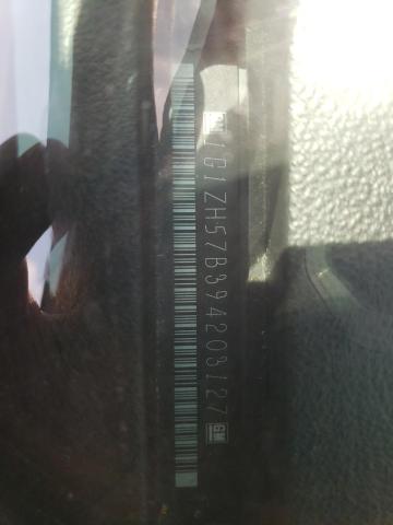 1G1ZH57B394203127 - 2009 CHEVROLET MALIBU 1LT GRAY photo 12