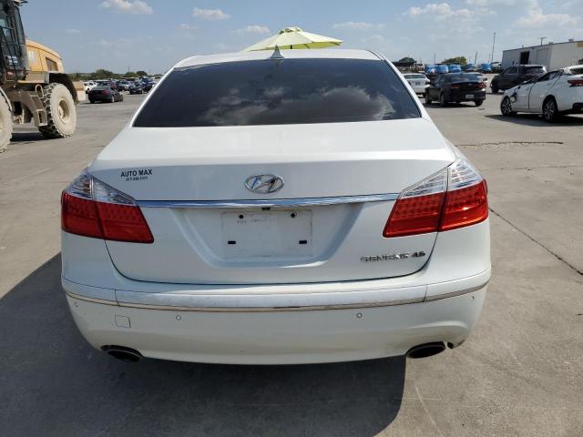 KMHGC4DF4BU140989 - 2011 HYUNDAI GENESIS 4.6L WHITE photo 6