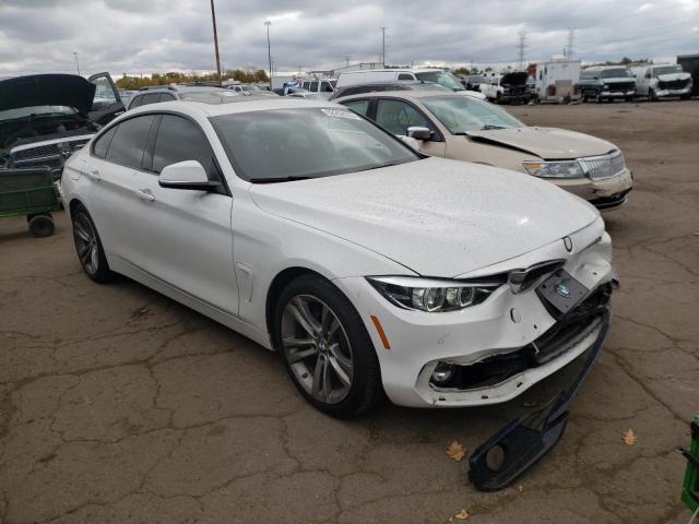 WBA4J1C56JBM10591 - 2018 BMW 430I GRAN COUPE WHITE photo 1